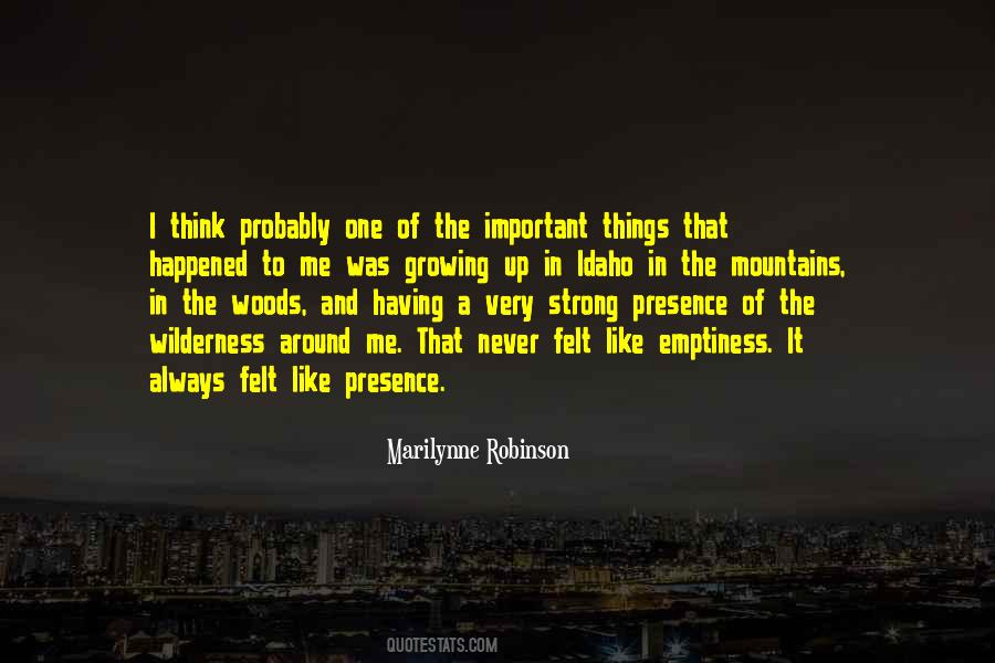 The Important Things Quotes #1114108