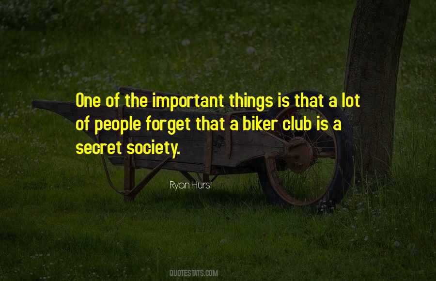 The Important Things Quotes #709822