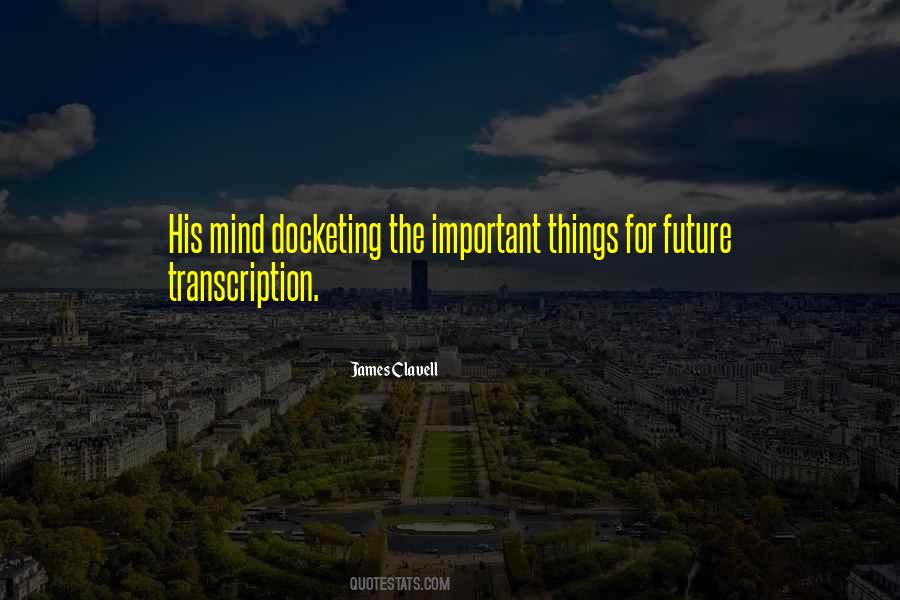 The Important Things Quotes #895464