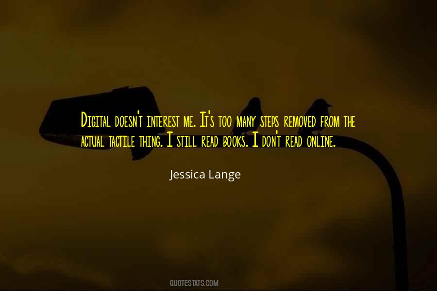 Quotes About Jessica Lange #1245527