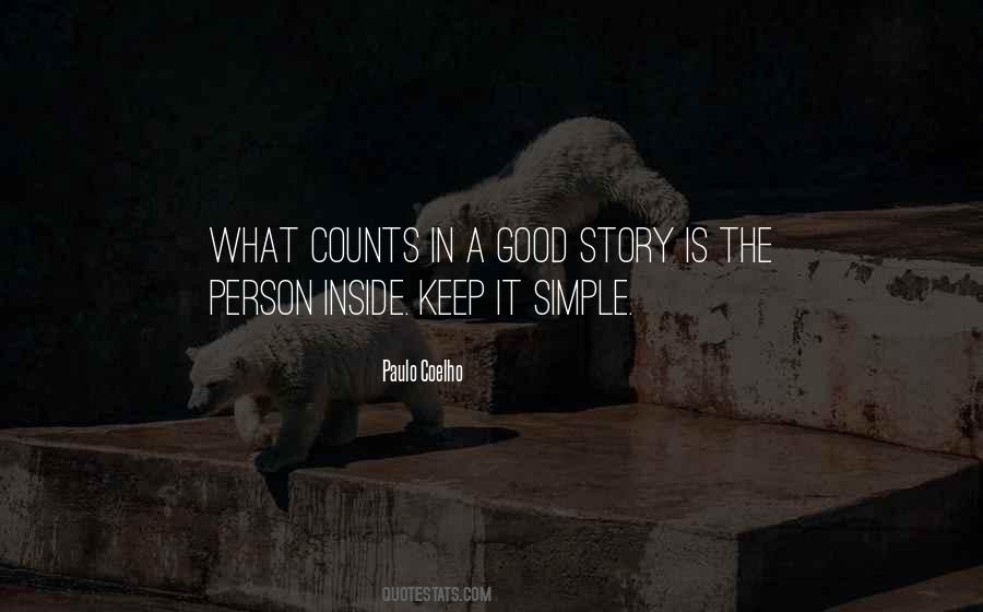 The Inside Counts Quotes #4950
