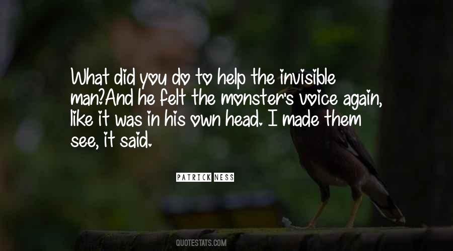 The Invisible Man Quotes #1878079