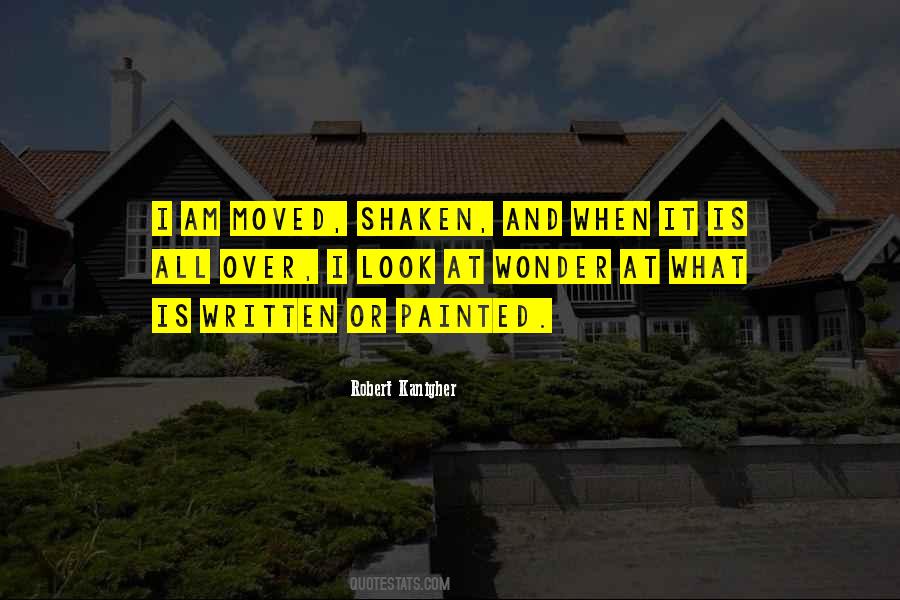 Quotes About Being Shaken #122857