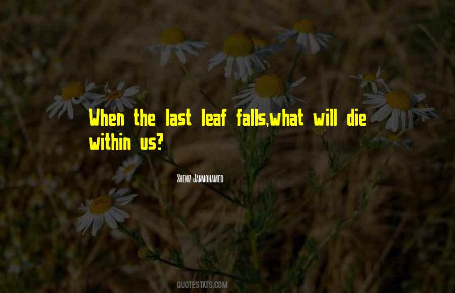 The Last Leaf Quotes #74030