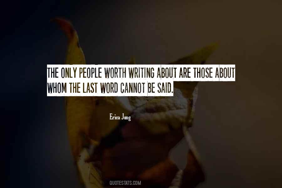 The Last Word Quotes #230669