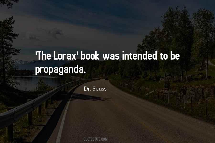 The Lorax Book Quotes #765984