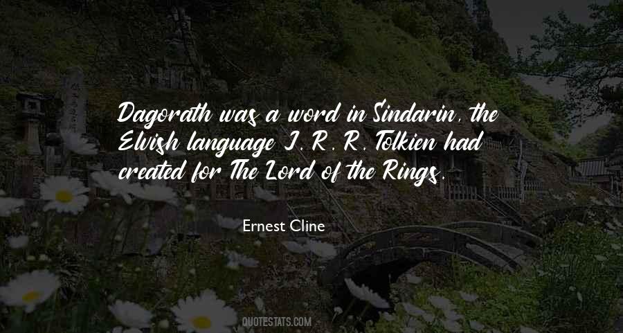 The Lord Of The Rings Elvish Quotes #245483