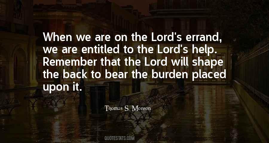 The Lord's Quotes #106473