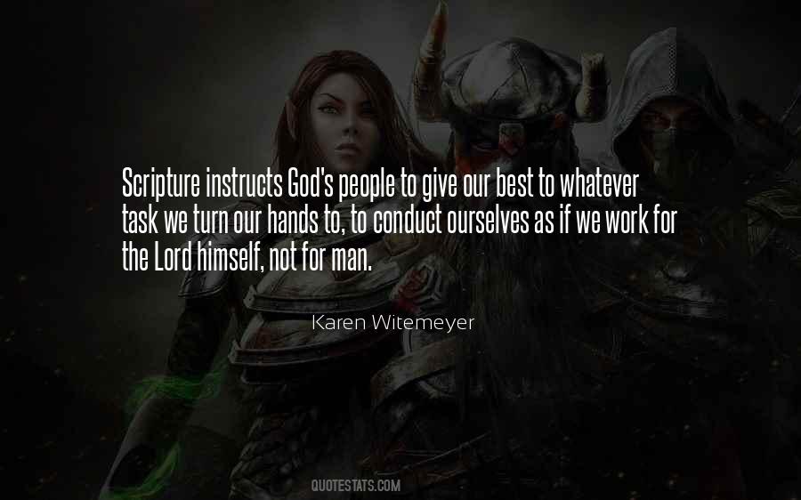 The Lord's Quotes #65413