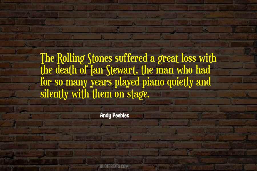The Loss Of A Great Man Quotes #166931 The Loss Of A Great Man Quotes #166931