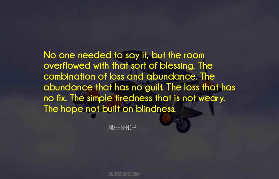The Loss Of Hope Quotes #1847704
