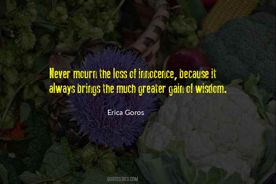The Loss Of Innocence Quotes #127815