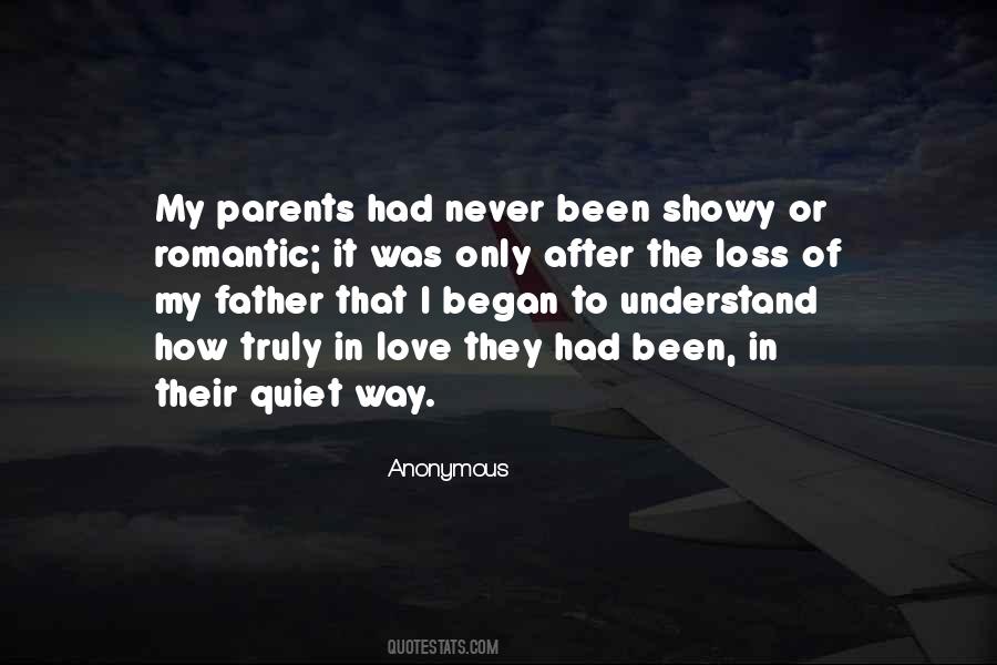 The Loss Of Parents Quotes #94110