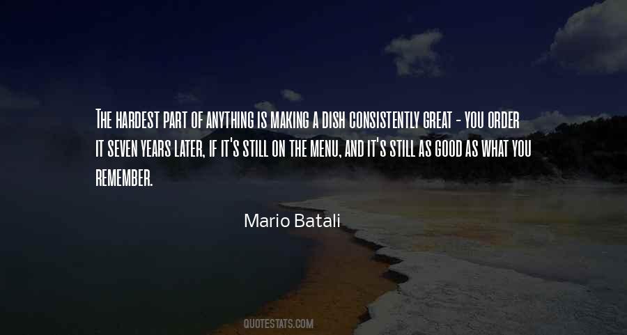 Quotes About Mario Batali #843649