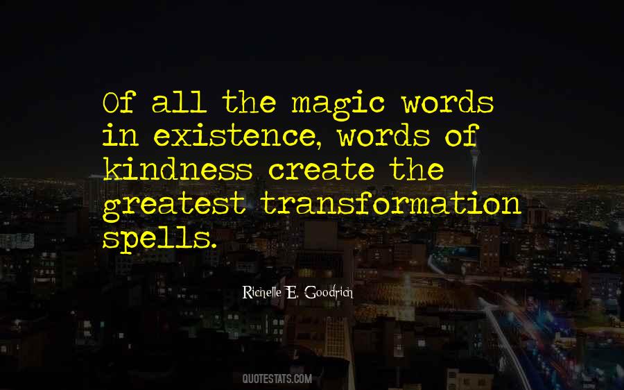 The Magic Of Words Quotes #223884