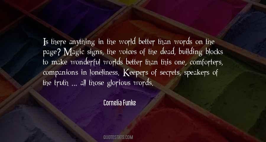 The Magic Of Words Quotes #364049