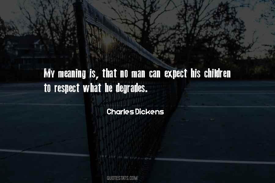 The Meaning Of Respect Quotes #10756
