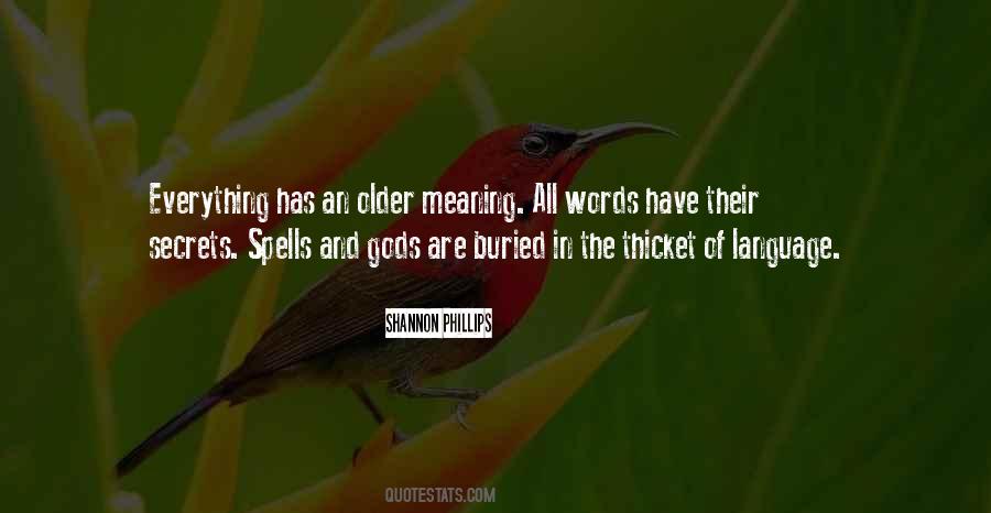 The Meaning Of Words Quotes #280807