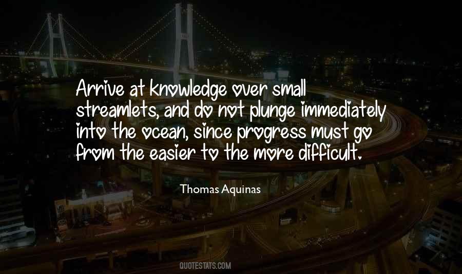 The More Knowledge Quotes #103568