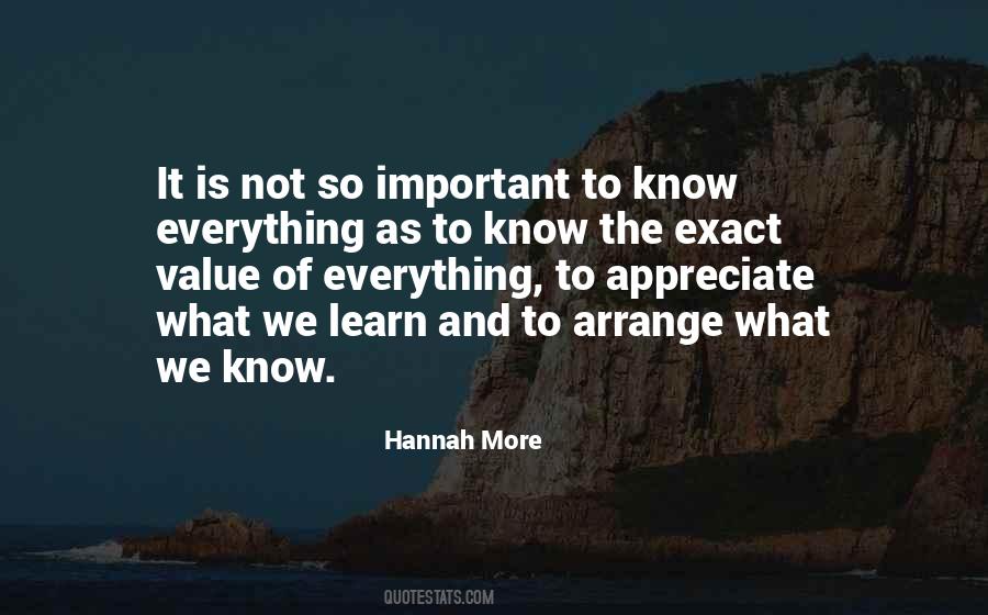 The More Knowledge Quotes #89522