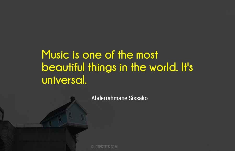 The Most Beautiful Things In The World Quotes #615663