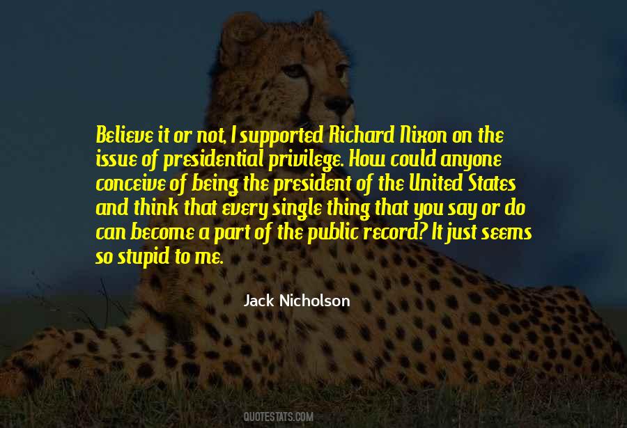 Quotes About Jack Nicholson #285769
