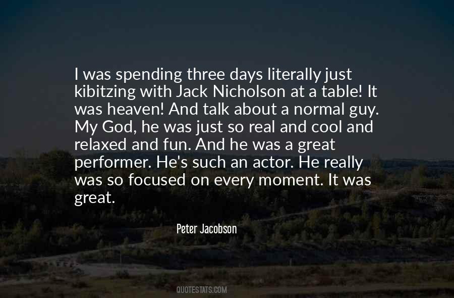 Quotes About Jack Nicholson #558622