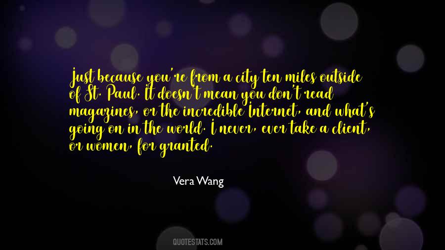 Quotes About Vera Wang #1669990