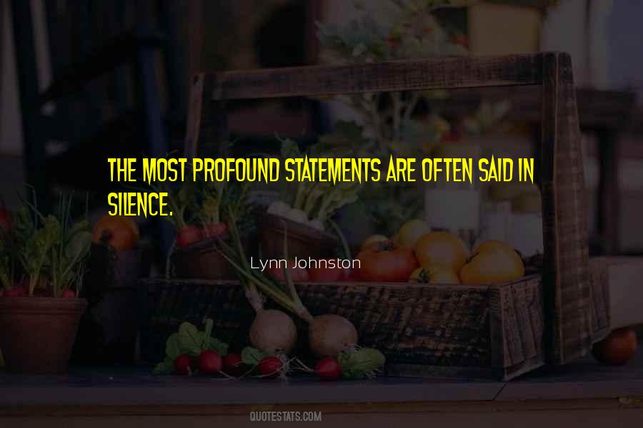 The Most Profound Quotes #542144