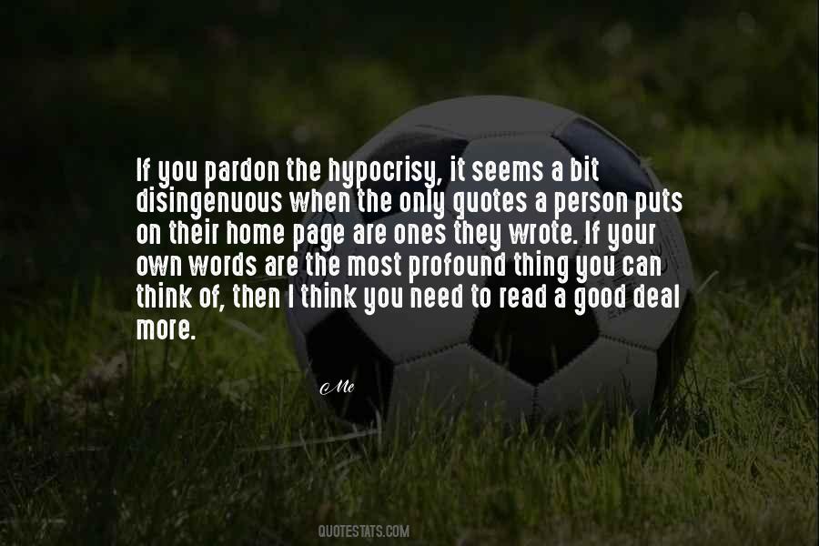 The Most Profound Quotes #781219