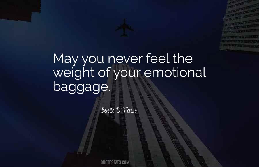 Quotes About Baggage Emotional #1017387