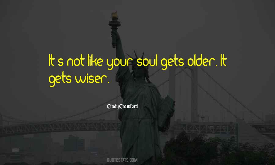 The Older You Get The Wiser Quotes #533625