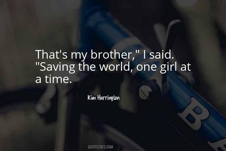 The One Girl Quotes #59115