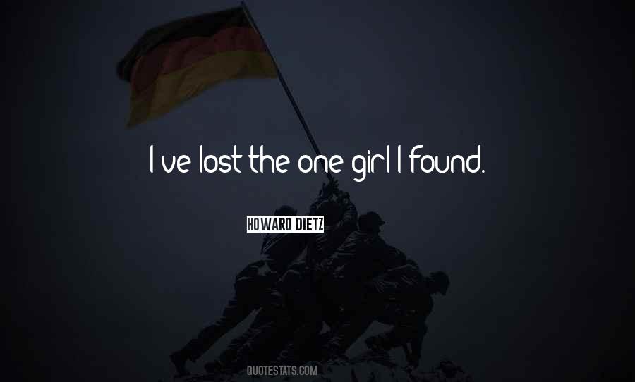 The One Girl Quotes #990793