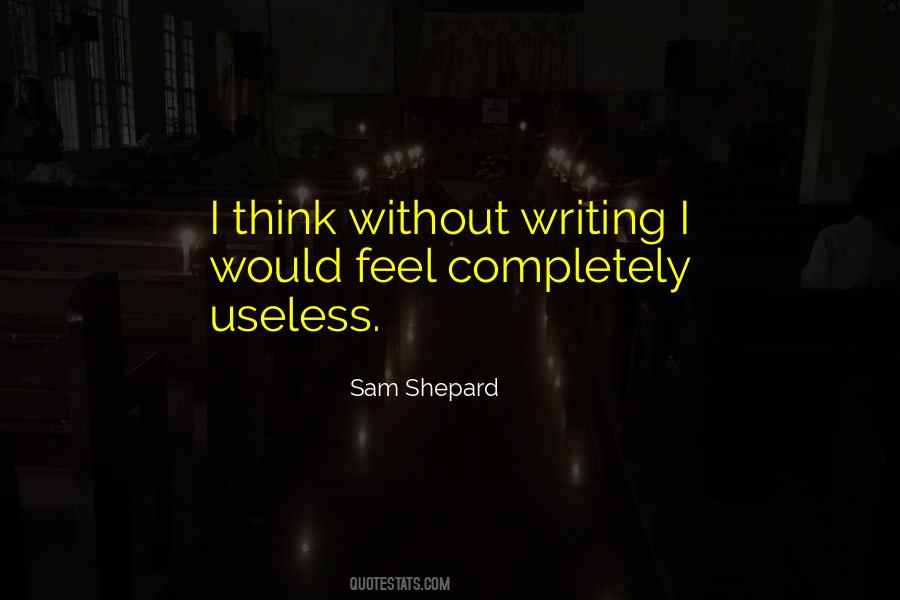 Quotes About Sam Shepard #1294751