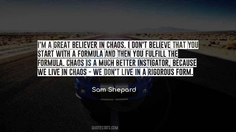 Quotes About Sam Shepard #1484122