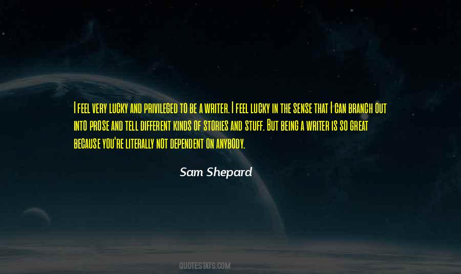 Quotes About Sam Shepard #1582739