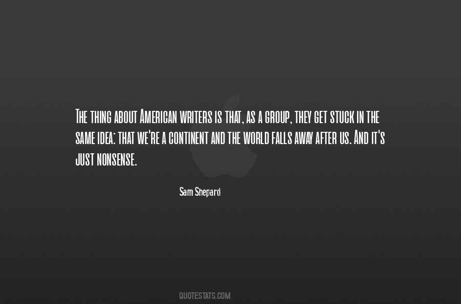 Quotes About Sam Shepard #231984