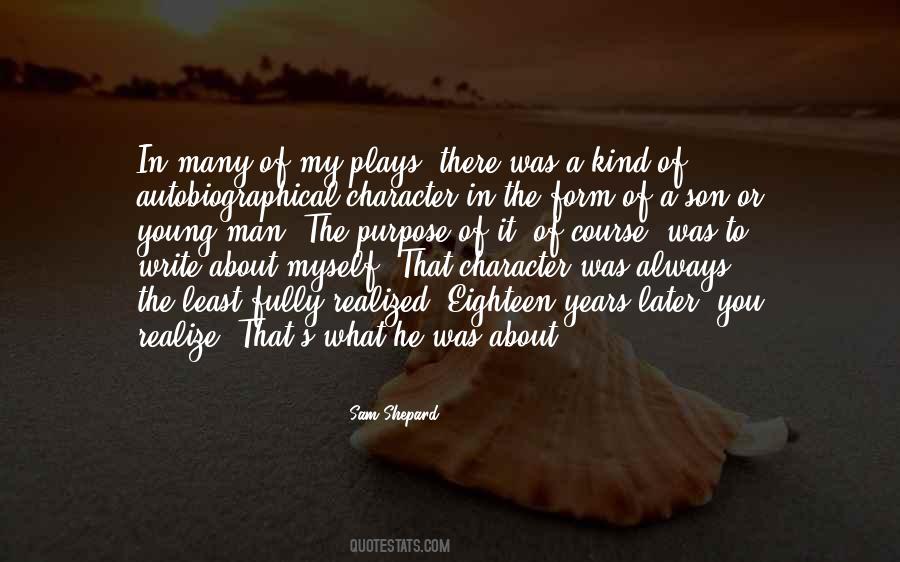 Quotes About Sam Shepard #612734