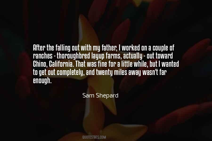 Quotes About Sam Shepard #807284