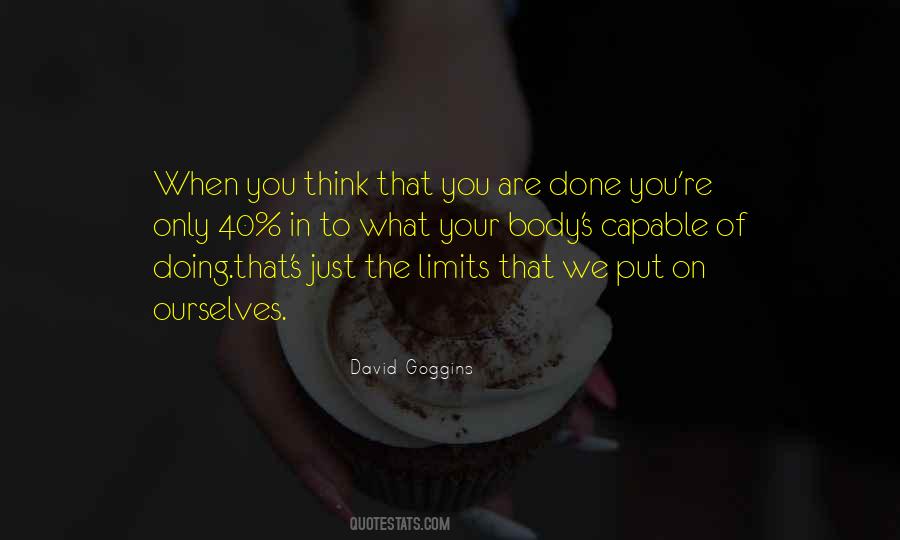 The Only Limits Quotes #116093