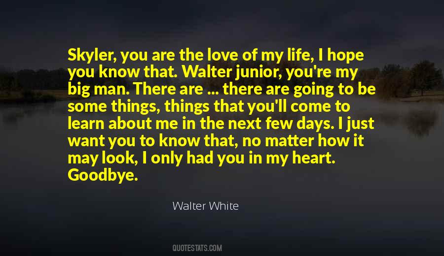 The Only Man In My Life Quotes #1348693