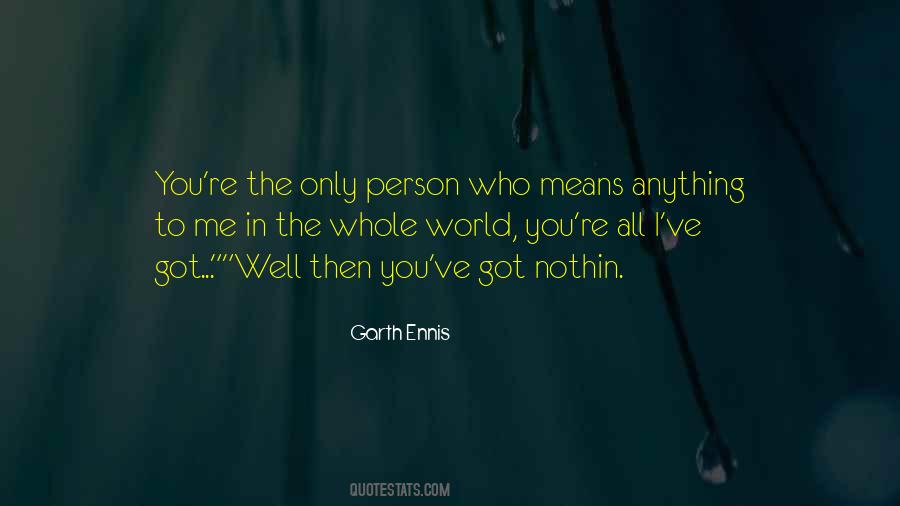 The Only Person I Love Quotes #1250771