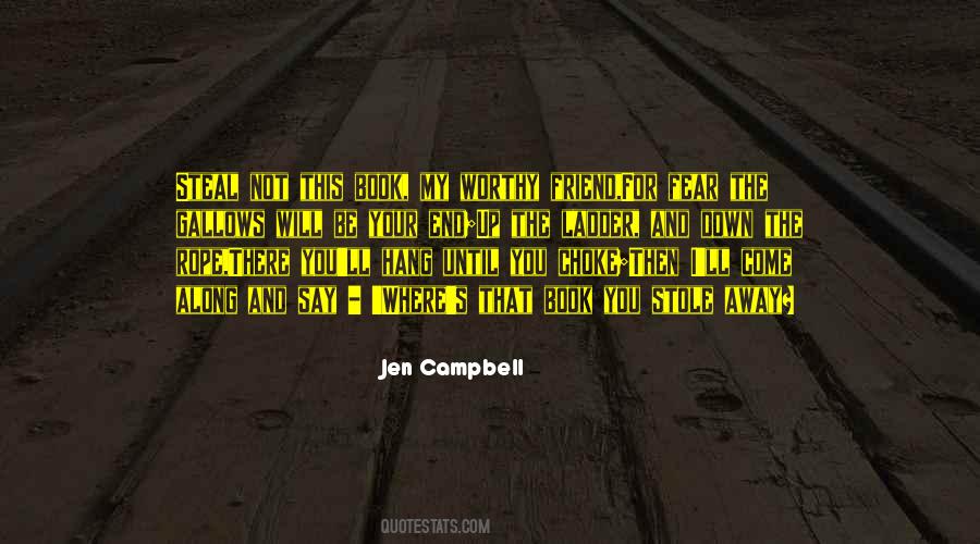 The Only Thing To Fear Book Quotes #457410