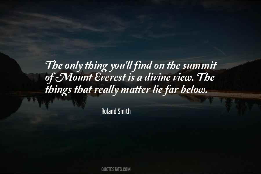The Only Things That Matter Quotes #32700