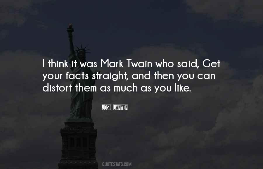 Quotes About Mark Twain #298355