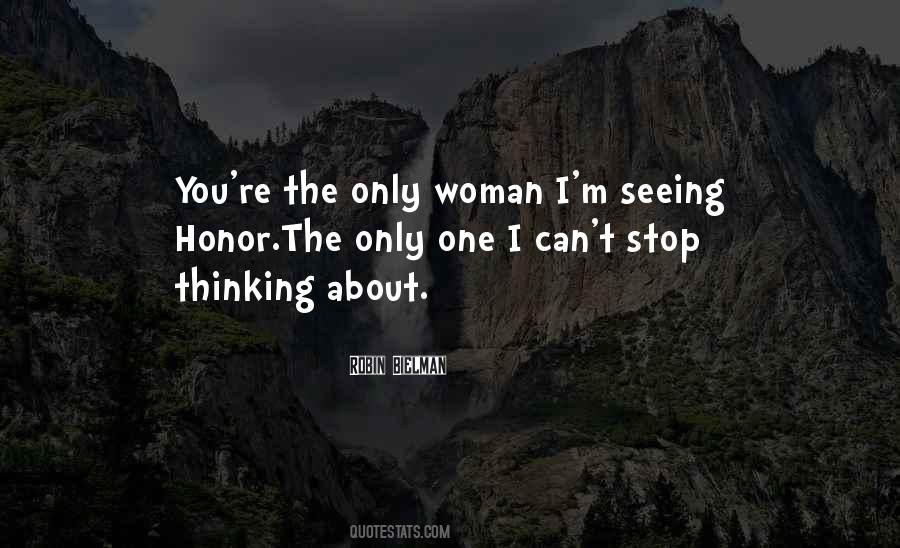 The Only Woman Quotes #1698060