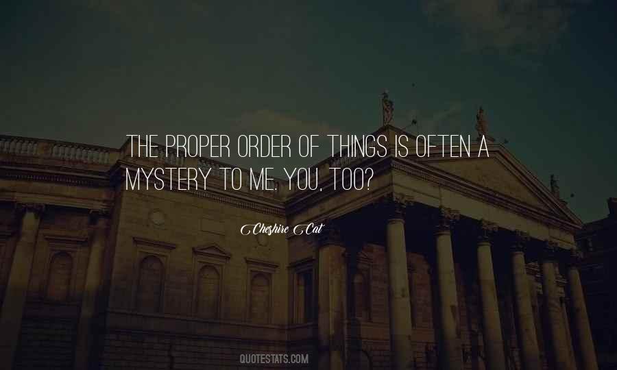The Order Of Things Quotes #30622