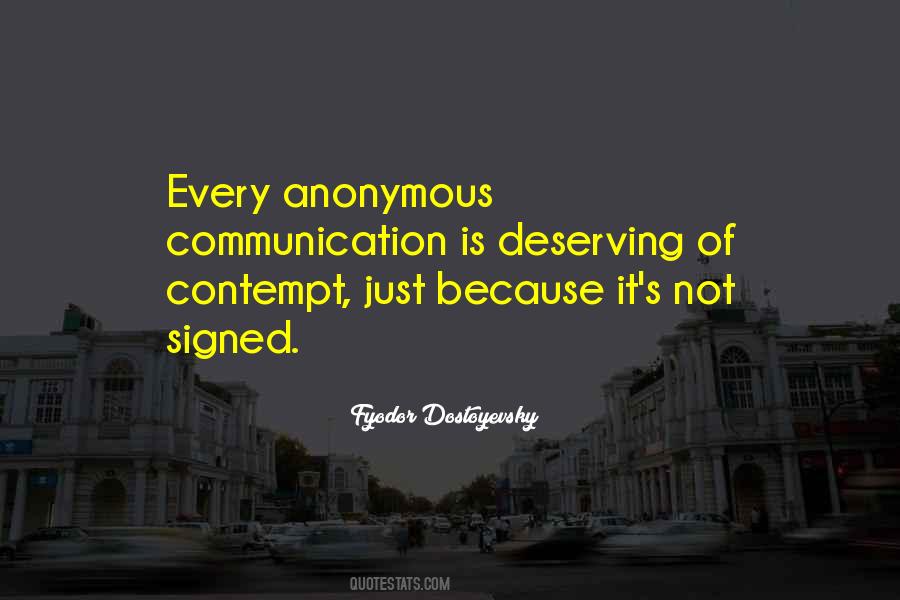 Quotes About Anonymous #1211676