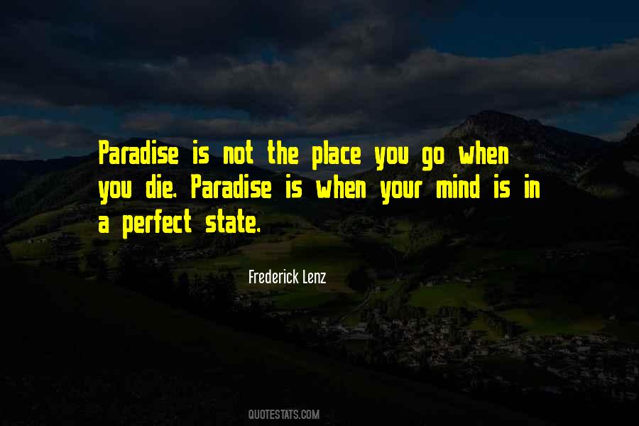 The Perfect Place Quotes #749741